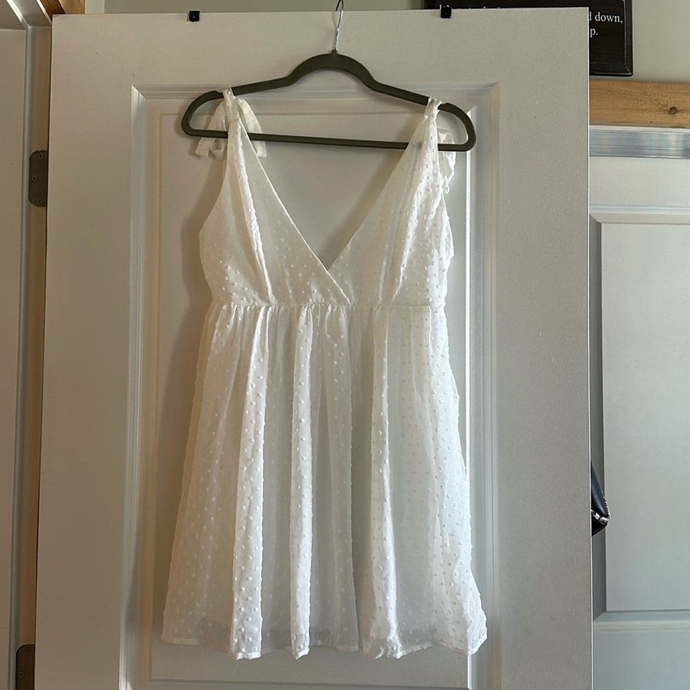 Lucy in the Sky White Mini Dress